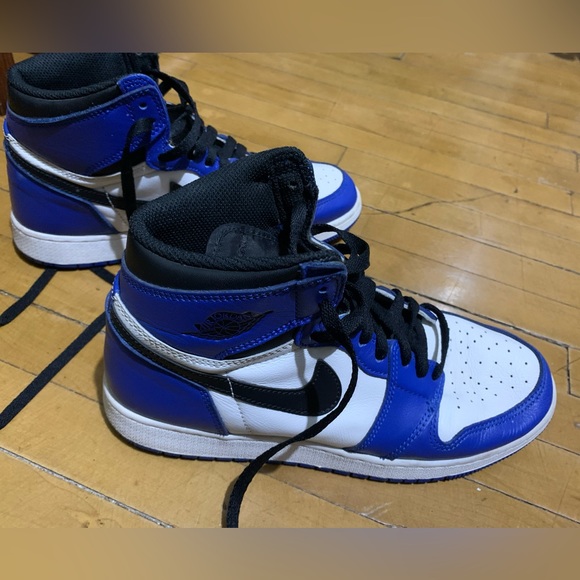 Jordan 1 High Game Royal 2018 Release GS 7Y Reverse Royals - Picture 3 of 14